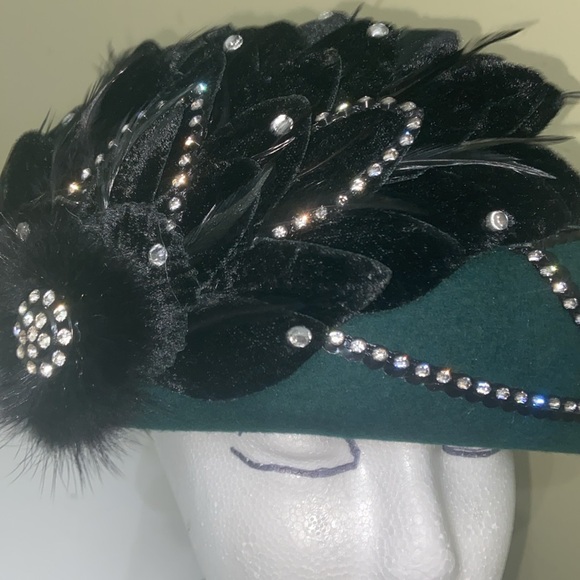 Gorgeous Wool Dress/Church Hat by Mr. Hi’s - Picture 6 of 10